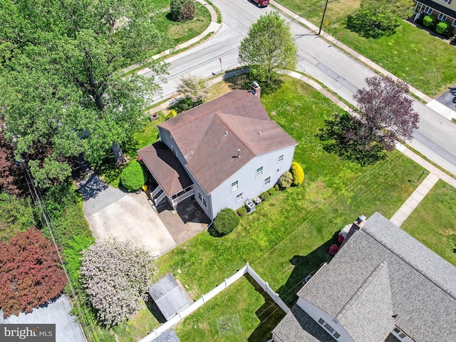 600 Maplewood Rd, Springfield, PA 19064 - birds eye view of property