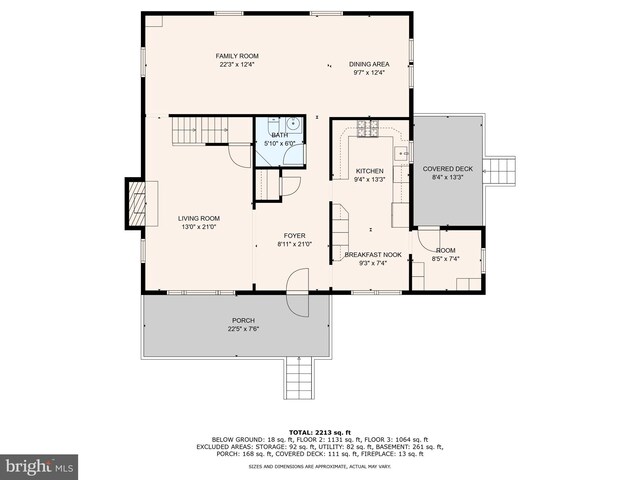 600 Maplewood Rd, Springfield, PA 19064 - floor plan