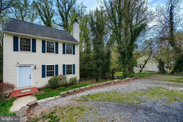 365 Hickory Trl, Crownsville, MD 21032 - view of front of house with a chimney