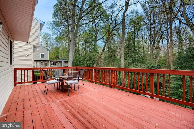 365 Hickory Trl, Crownsville, MD 21032 - view of wooden deck