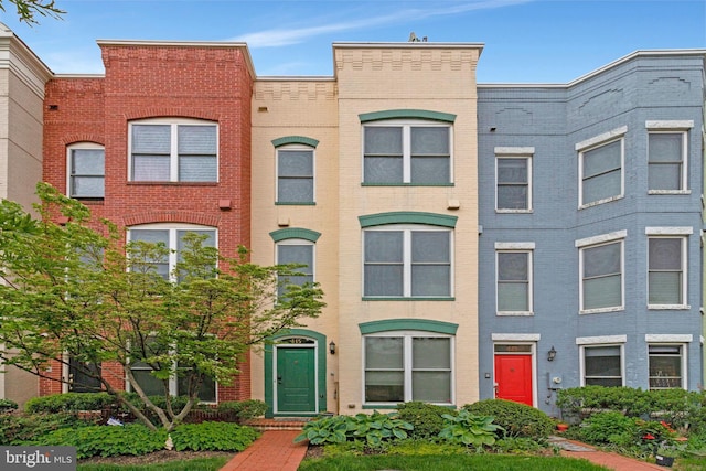 multi unit property with brick siding