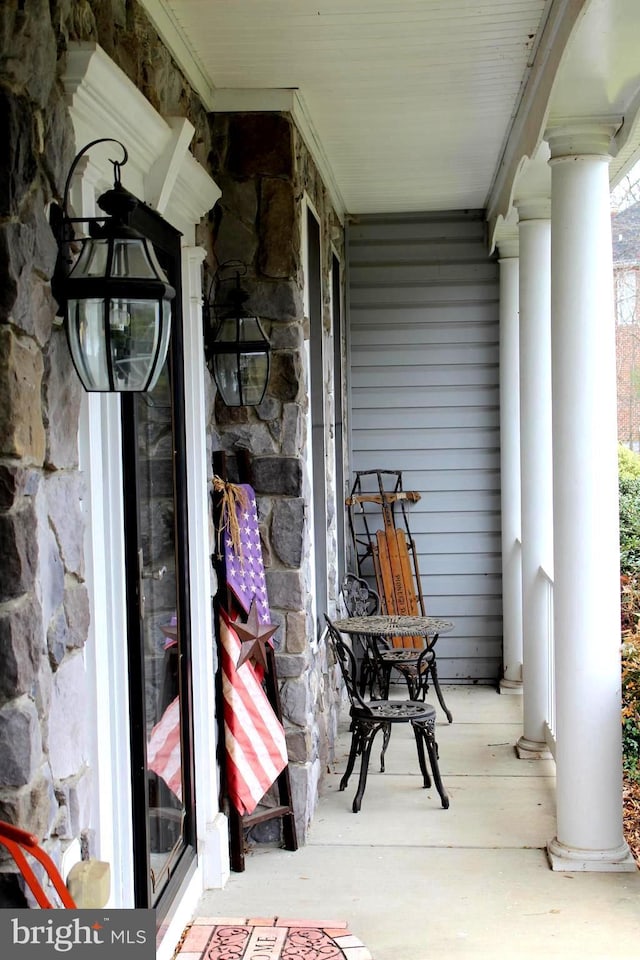 6 Copewood Ct, Manchester, MD 21102 - view of patio featuring a porch