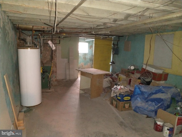 6812 Sprague St, Philadelphia, PA 19119 - below grade area featuring gas water heater