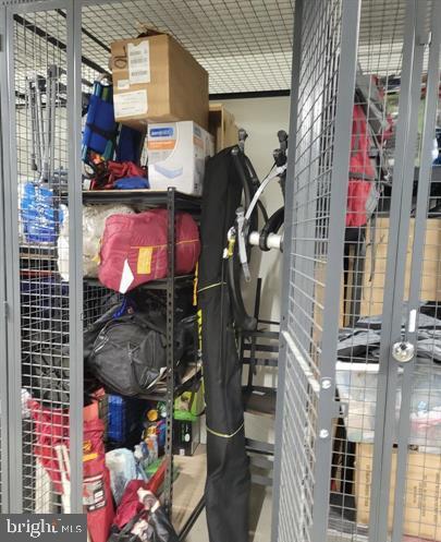 view of storage area