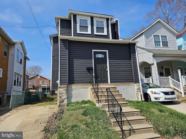 7204 Tabor Ave, Philadelphia, PA 19111 - view of front of home with covered porch