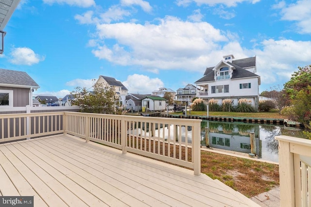 10429 Brighton Rd, Ocean City, MD 21842 - deck featuring a residential view and a water view