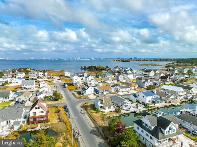 10429 Brighton Rd, Ocean City, MD 21842 - aerial perspective of suburban area featuring a large body of water