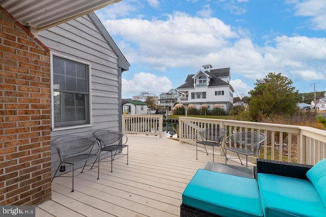 10429 Brighton Rd, Ocean City, MD 21842 - wooden terrace featuring a residential view