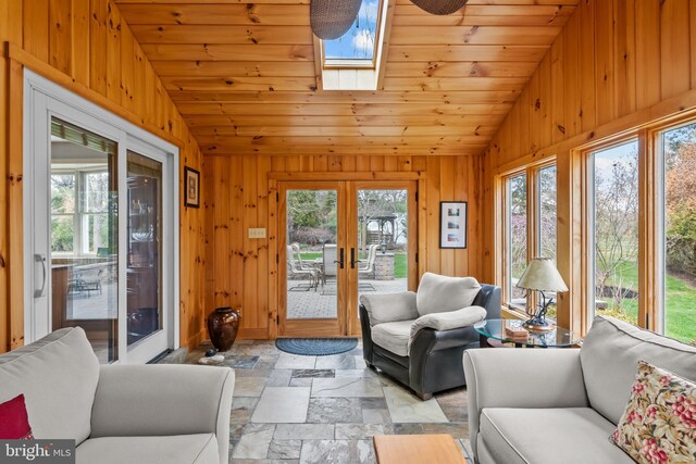 517 Monocacy Hl, Birdsboro, PA 19508 - sunroom / solarium with a skylight and french doors