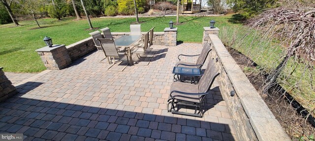 517 Monocacy Hl, Birdsboro, PA 19508 - view of patio / terrace featuring outdoor dining space