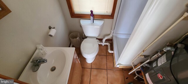 517 Monocacy Hl, Birdsboro, PA 19508 - bathroom featuring tile patterned floors, toilet, and a sink