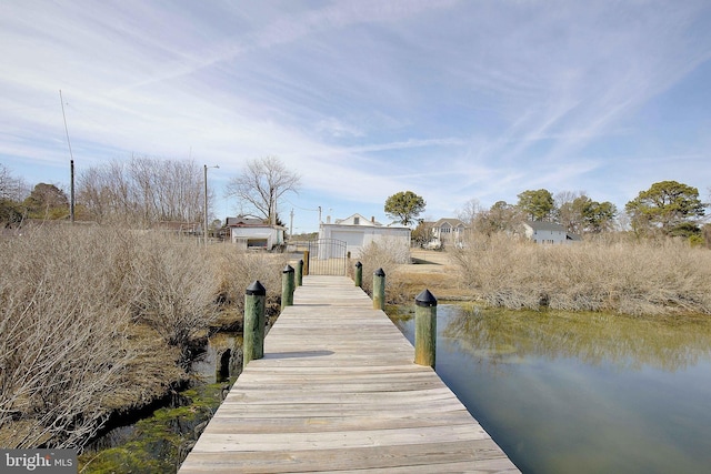 20938 Olen Mattingly Rd, Avenue, MD 20609 - dock area featuring a water view
