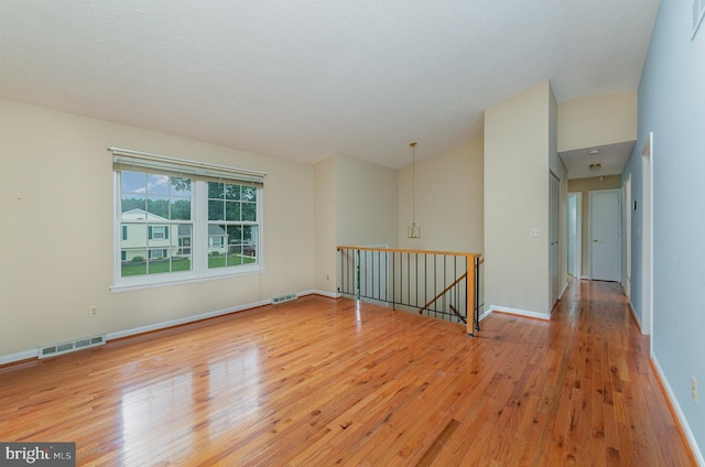 2943 Strathaven Ln, Abingdon, MD 21009 - empty room featuring hardwood / wood-style flooring and lofted ceiling