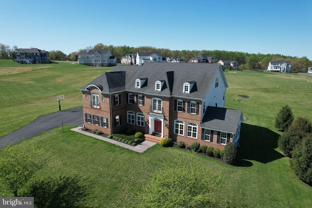 15841 Seneca Run Ct, Darnestown, MD 20874 - colonial house with brick siding, a residential view, and a front yard