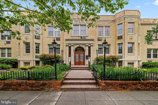 3024 Wisconsin Ave NW Unit 208, Washington, DC 20016 - view of front of house with french doors and brick siding