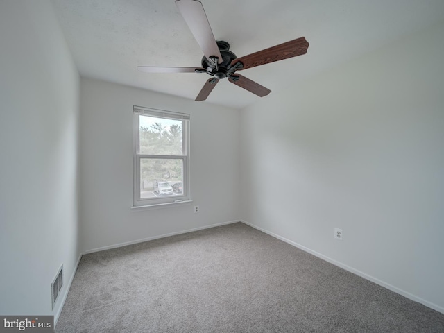 1566 Lodge Pole Ct, Annapolis, MD 21409 - carpeted spare room with baseboards, ceiling fan, and visible vents