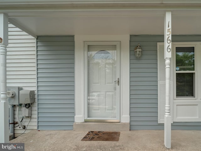 1566 Lodge Pole Ct, Annapolis, MD 21409 - doorway to property featuring a porch