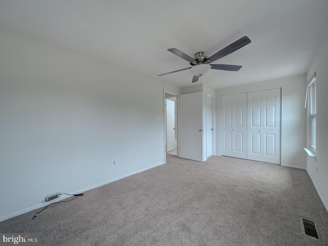 1566 Lodge Pole Ct, Annapolis, MD 21409 - unfurnished bedroom with visible vents, carpet flooring, baseboards, and a closet