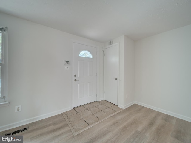 1566 Lodge Pole Ct, Annapolis, MD 21409 - foyer entrance with baseboards, light wood-type flooring, and visible vents