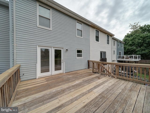 1566 Lodge Pole Ct, Annapolis, MD 21409 - view of wooden deck