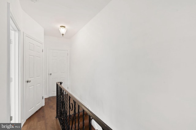 2225 S Hicks St, Philadelphia, PA 19145 - hallway with an upstairs landing and wood finished floors