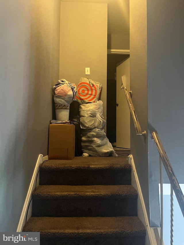 view of staircase