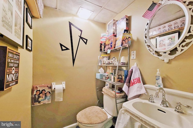 bathroom with a sink