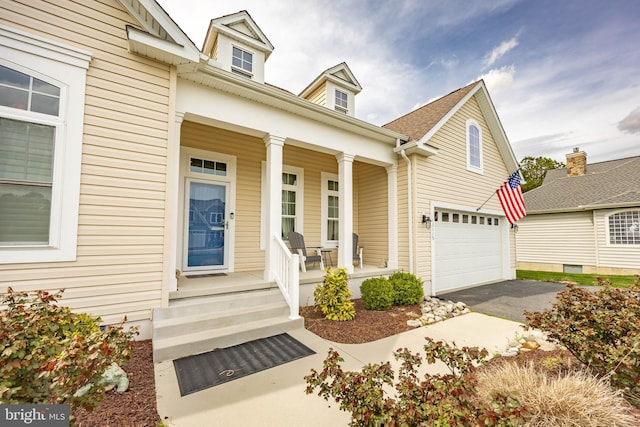 13115 Muirfield Ln, Berlin, MD 21811 - entrance to property with an attached garage, covered porch, and driveway