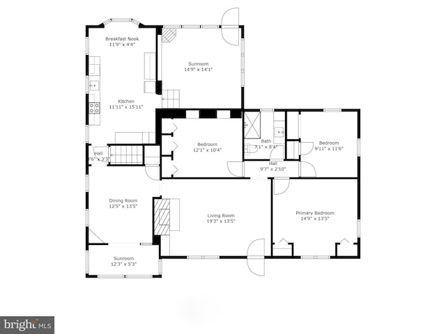 7012 Lancaster Rd, Baltimore, MD 21207 - view of floor plan / room layout