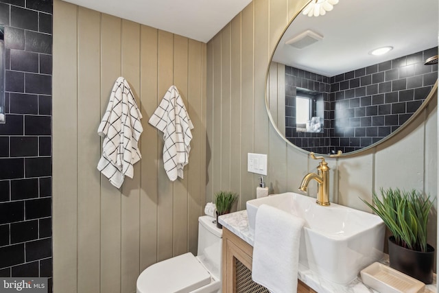 1129 E Berks St, Philadelphia, PA 19125 - bathroom featuring a sink, visible vents, and toilet