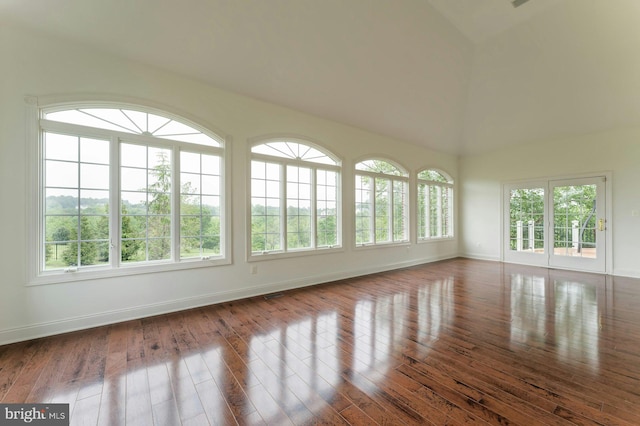 18102 Eaglesham Ct, Leesburg, VA 20175 - unfurnished sunroom with lofted ceiling