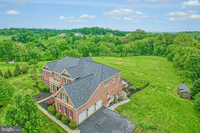 18102 Eaglesham Ct, Leesburg, VA 20175 - aerial view of property and surrounding area