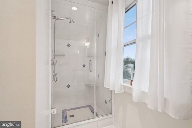 810 Macsherry Dr, Arnold, MD 21012 - bathroom featuring a stall shower and a healthy amount of sunlight
