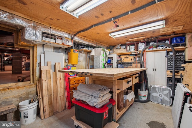 810 Macsherry Dr, Arnold, MD 21012 - below grade area with a workshop area