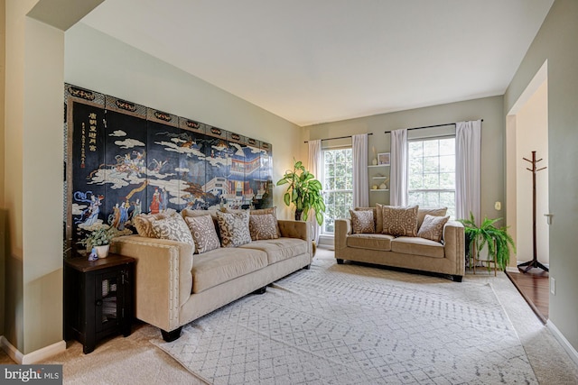 24 W Shakespeare Dr, Middletown, DE 19709 - living room with light colored carpet and baseboards
