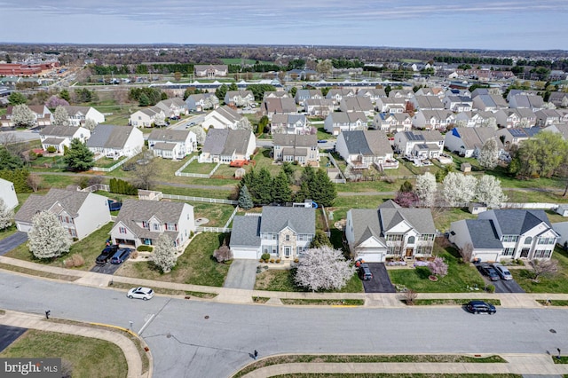 24 W Shakespeare Dr, Middletown, DE 19709 - aerial view of property and surrounding area featuring nearby suburban area