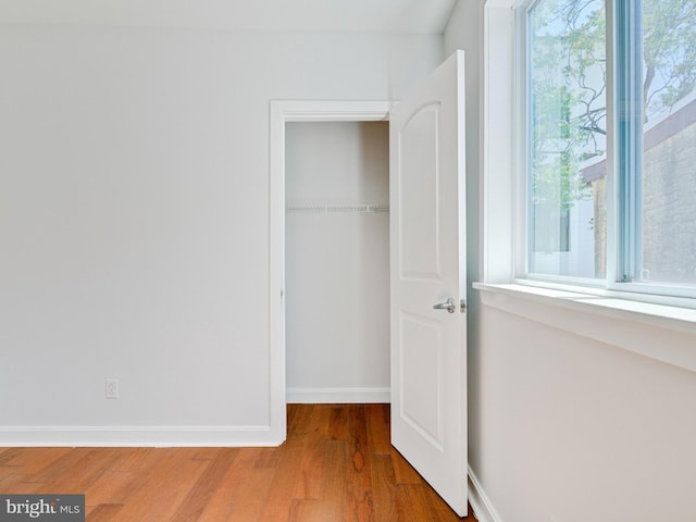 2671 Emerald St, Philadelphia, PA 19125 - unfurnished bedroom featuring baseboards, wood finished floors, and a closet
