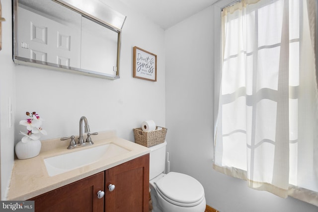 458 Silver Ct, Westminster, MD 21158 - bathroom featuring toilet, vanity, and plenty of natural light