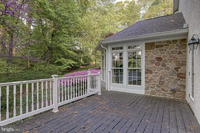 view of deck