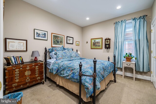 617 Redbud Ln, Woodstock, VA 22664 - carpeted bedroom featuring baseboards and recessed lighting