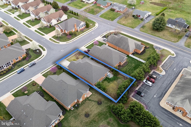 617 Redbud Ln, Woodstock, VA 22664 - bird's eye view featuring a residential view
