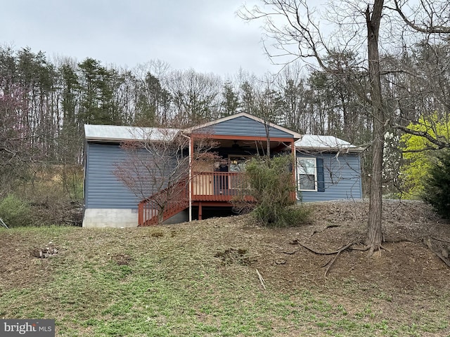 view of manufactured / mobile home