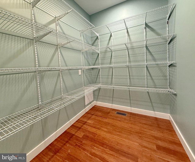 pantry featuring visible vents