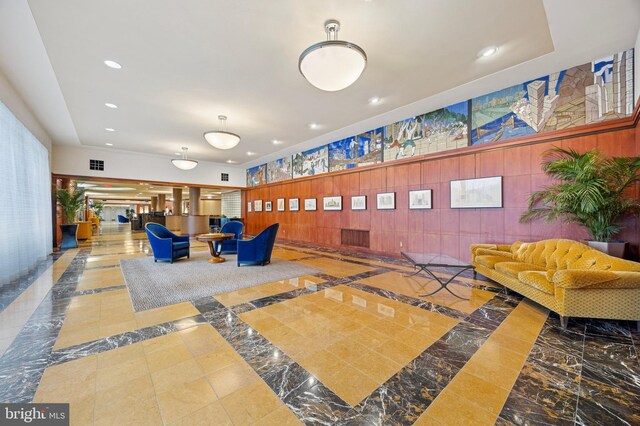 common area with visible vents