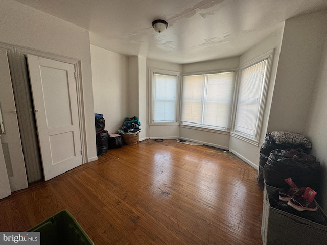 5259 N 5th St, Philadelphia, PA 19120 - unfurnished room featuring baseboards, a wealth of natural light, and wood finished floors