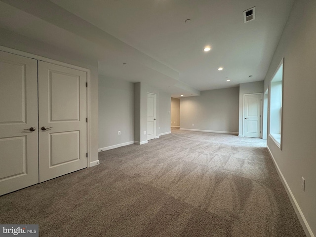 9871 La Plata Pkwy, La Plata, MD 20646 - interior space featuring baseboards, visible vents, and recessed lighting