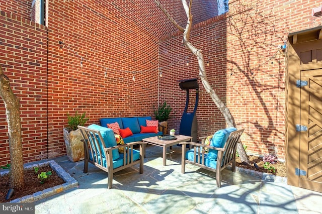 view of patio / terrace with outdoor lounge area