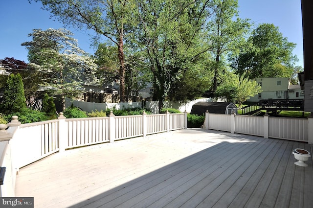 view of deck