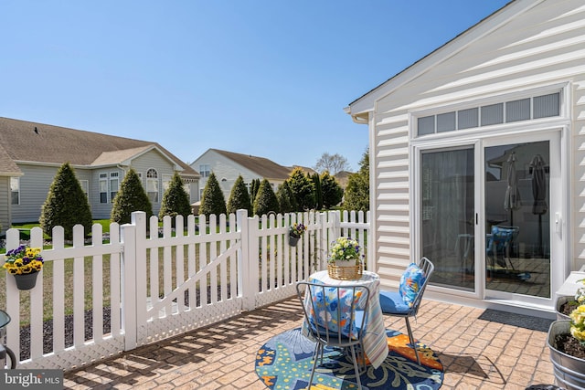 37959 Bayview Cir E, Selbyville, DE 19975 - view of patio / terrace featuring fence