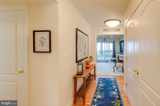 119 Bald Eagle Dr, Montross, VA 22520 - hall featuring light wood finished floors